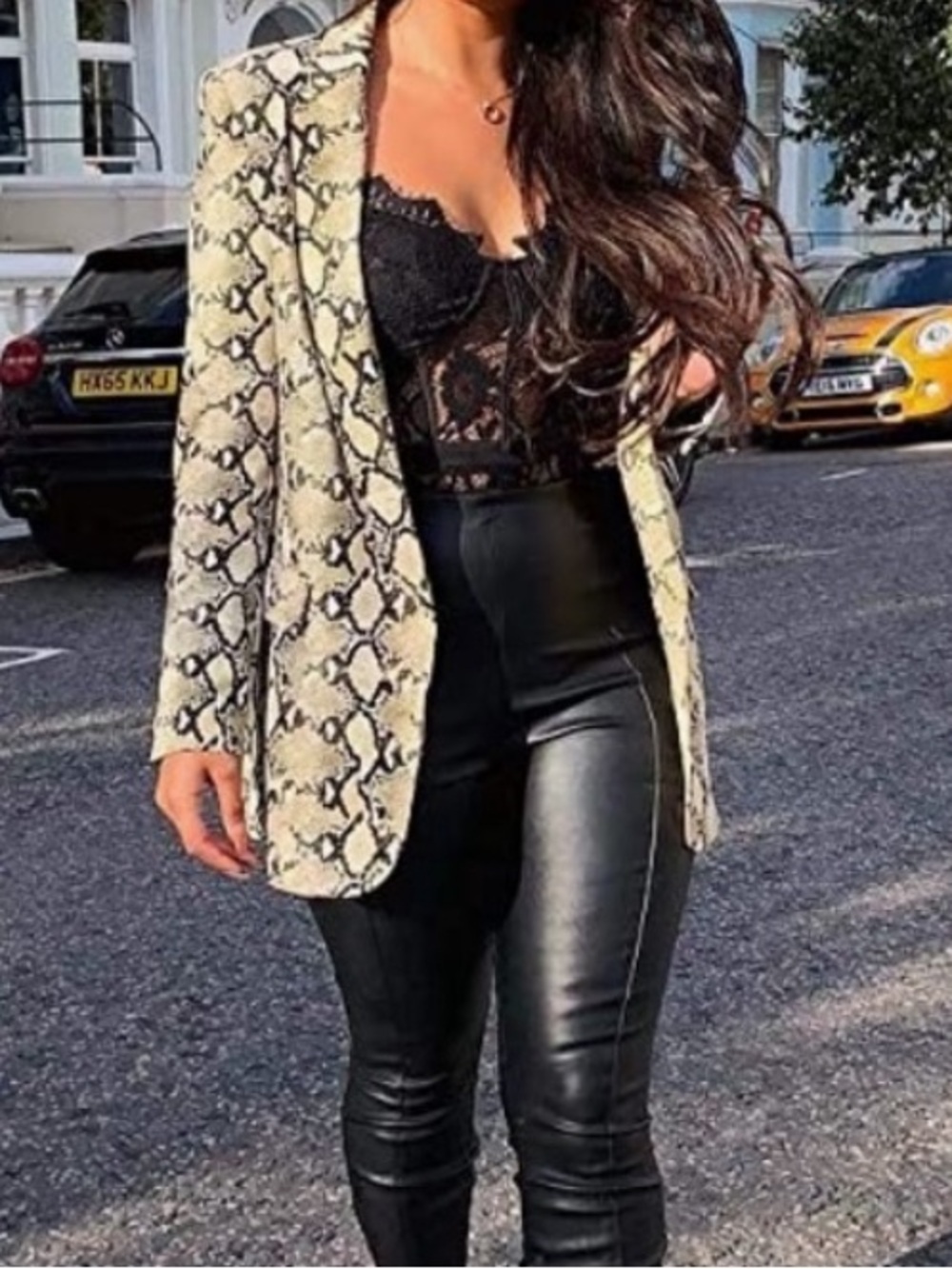 NWOT Zara snakeskin print blazer